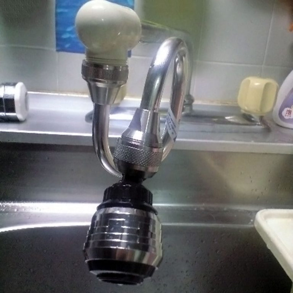 Vortex Water Revitalizer - Kitchen tap structured water device attached to a kitchen faucet.