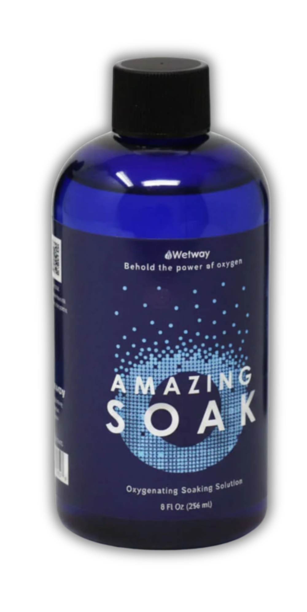 Bottle of Amazing Soak, Oxygenating Mineral Hydrotherapy, 8 Fl Oz for rejuvenating soak.