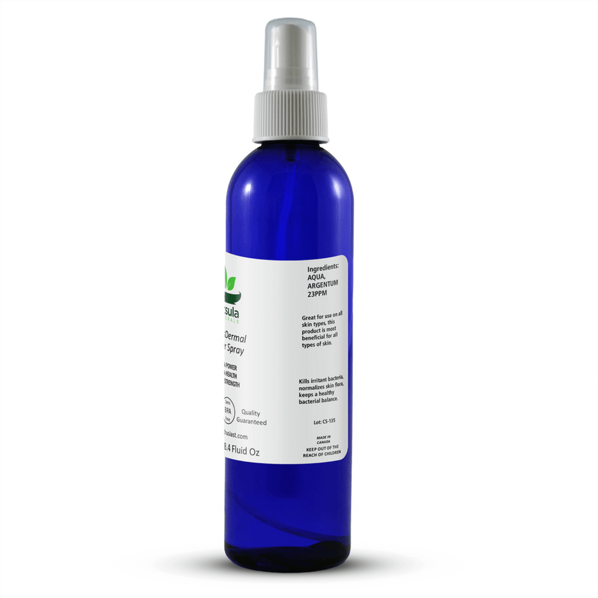 Colloidal Ionic Silver spray bottle for Professional Grade Immune Defense by Exsula Minerals.