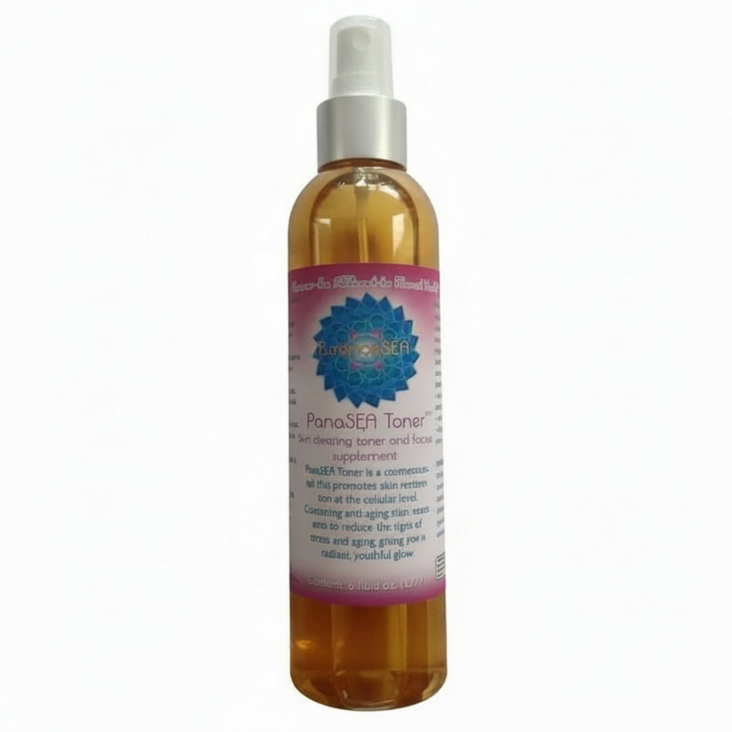 Bottle of PanaSEA Toner on a white background