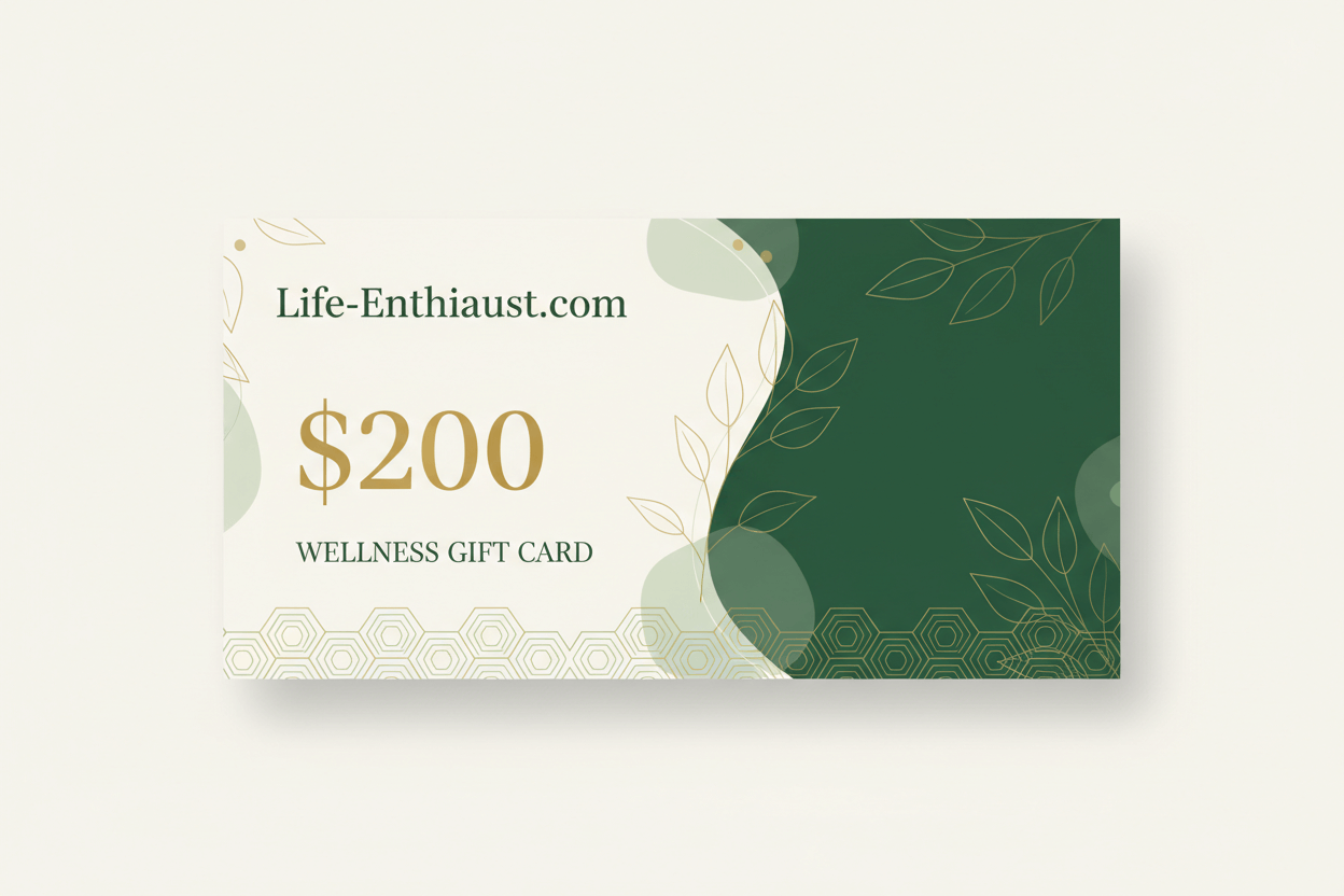Life Enthusiast $200 Wellness Gift Card