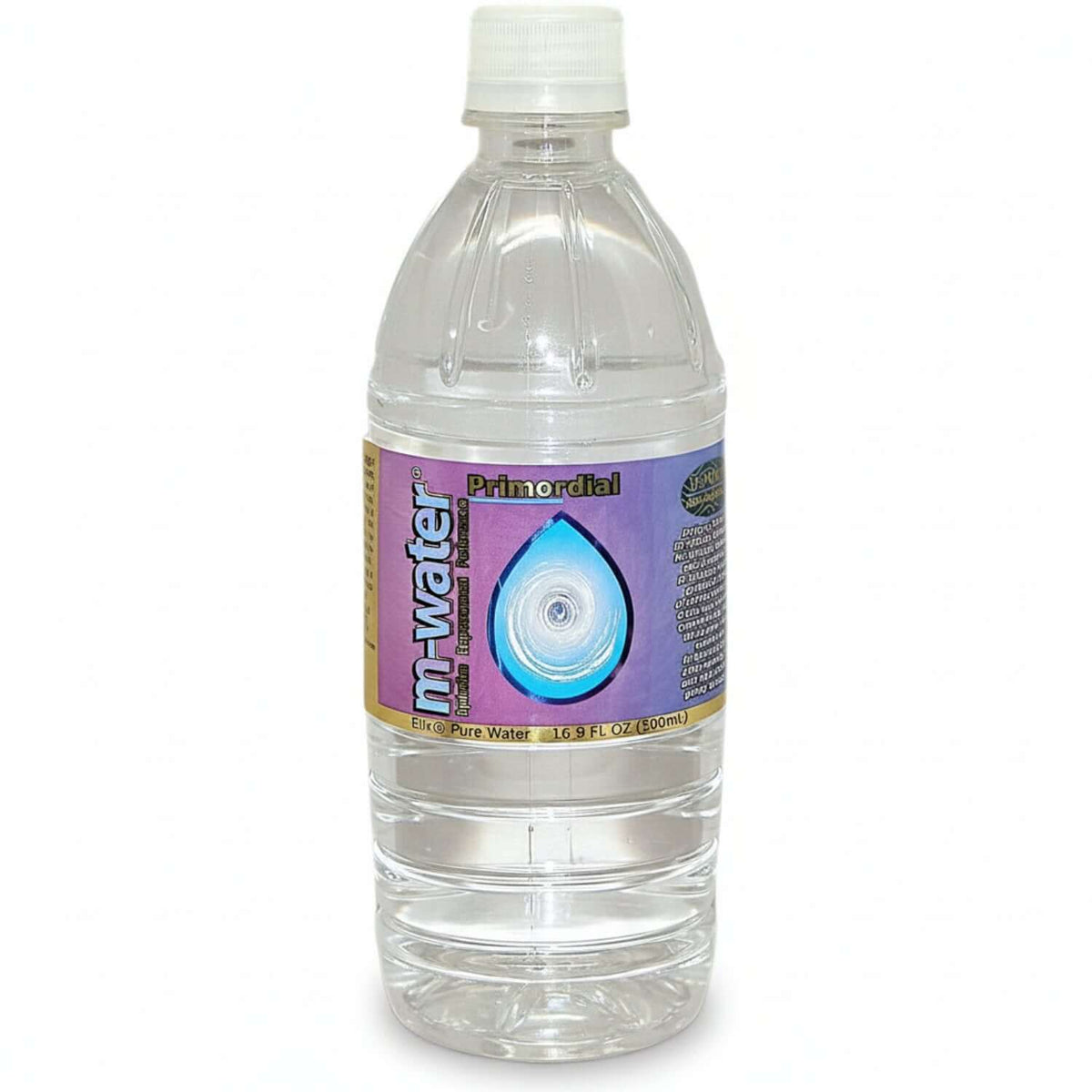 M-Water Structured Water Concentrate bottle featuring advanced hydration technology.