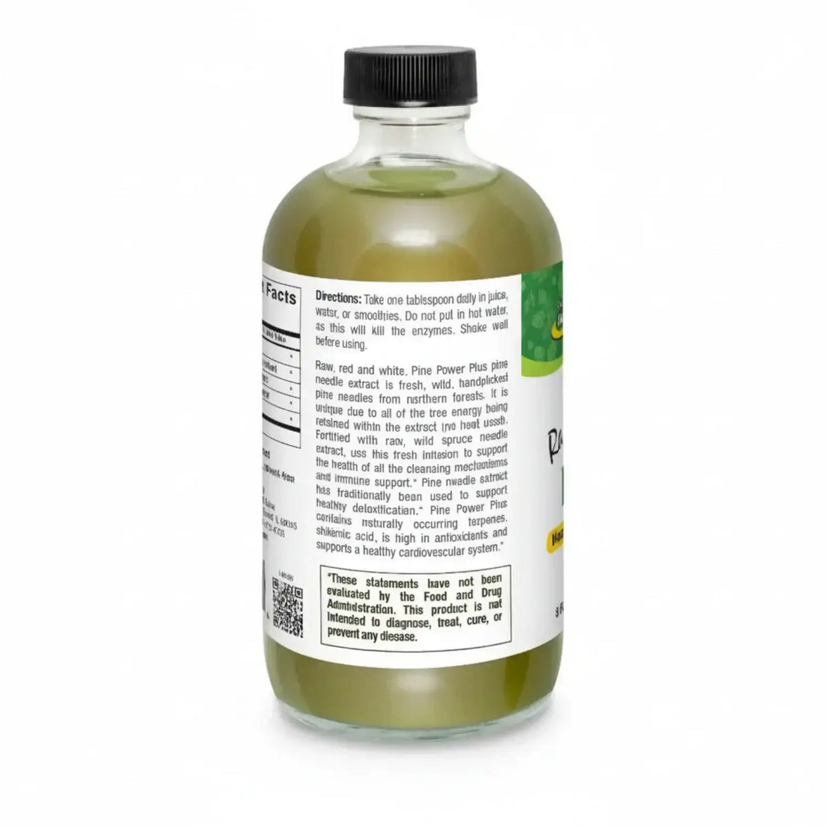 North American Herb & Spice PinePower Plus raw pine oil with Oreganol P73 bottle, highlighting natural cleansing benefits.