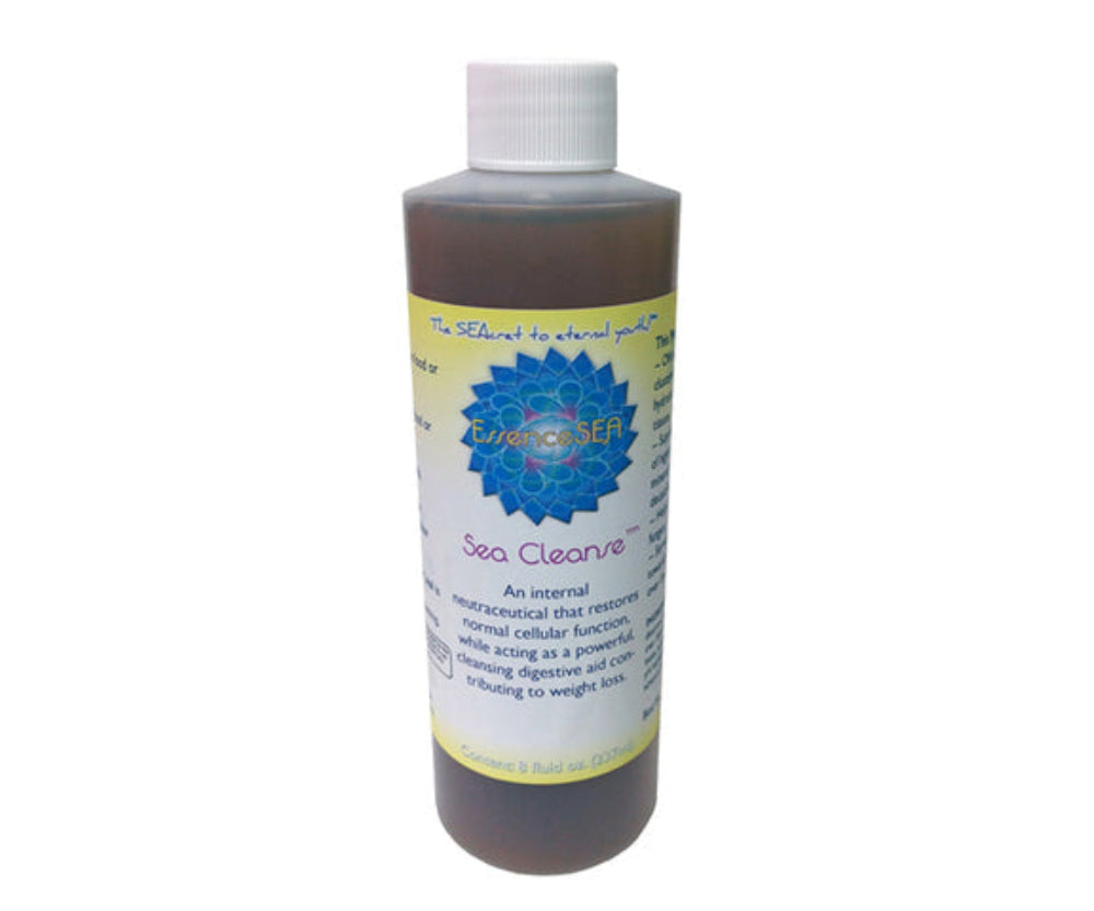Sea Cleanse - Ocean Mineral Detox Supplement in a bottle, featuring premium ocean minerals for revitalization.