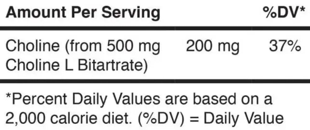 Acetylcholine Synthesis and Hepatic Lipid Transport Support powder.