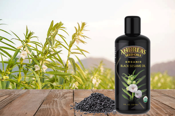 Black Sesame Seed Oil - Cold Pressed Sesame Seed Oil