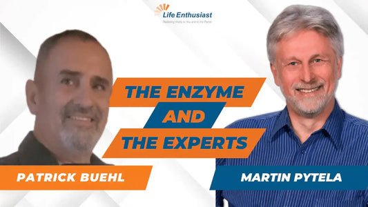 Podcast 491 featuring Patrick Buehl and Martin Ptyela discussing Unlocking the Power of Enzymes.
