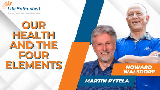 Podcast 498 discussing Our Health and The Four Elements with Martin Pytela and Howard Walsdorf.