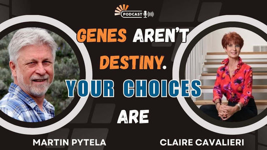 Podcast 523: Aging Is Optional - Lifestyle Shapes Longevity featuring Martin Pytela and Claire Cavalieri.