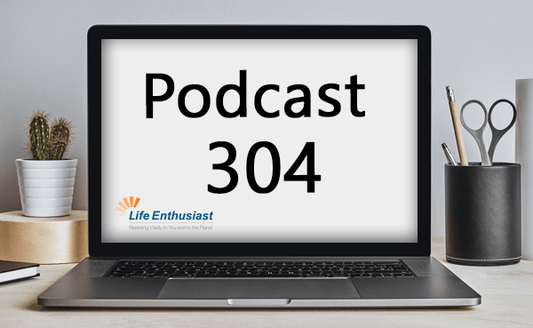 Podcast 304 episode featuring discussions on Metabolic Typing: health and wellness insights.