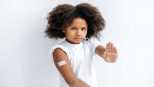Child showing concern about vaccines related to the Link Between Mercury and Autism.