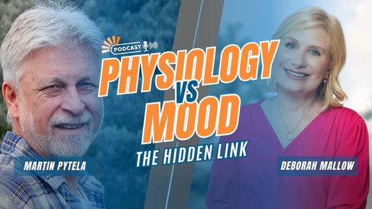 Podcast episode featuring Martin Pytela and Deborah Mallow discussing The Power of Positivity and health.
