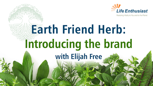 Podcast 368: Introducing Earth Friend Herbs with Elijah Free featuring various herbs.