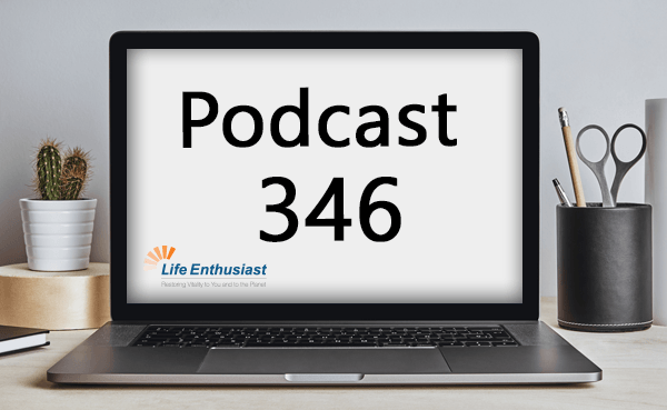 Podcast 346 episode on how TaperAid helps Opioid Addiction featured on a laptop screen.