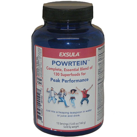 Post Workout Protein supplement in a blue container with a label promoting performance and nutrition.