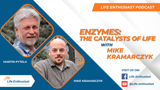 Podcast featuring Mike Kramarczyk discussing Enzymes are Catalysts of Life with Martin Pytela.