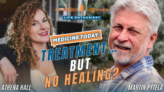 Podcast 521: Community Is the Cure - Join The Health Revolution featuring Athena Hall and Martin Pytela discussing treatment and healing.