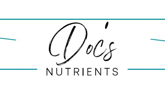 Doc's Aminos Ingredients displayed in a logo featuring Doc's Nutrients branding.