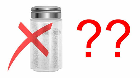 Feds Press Salt Assault image depicting a salt shaker with a red cross and question marks.