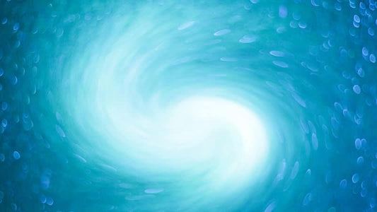 Abstract swirl pattern representing High Spin State Energized Water.