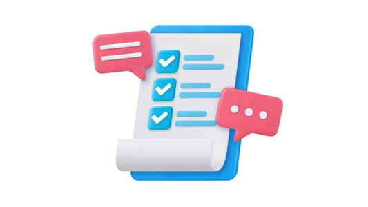 Magnesium Awareness Gallup Poll checklist and feedback icons illustration.