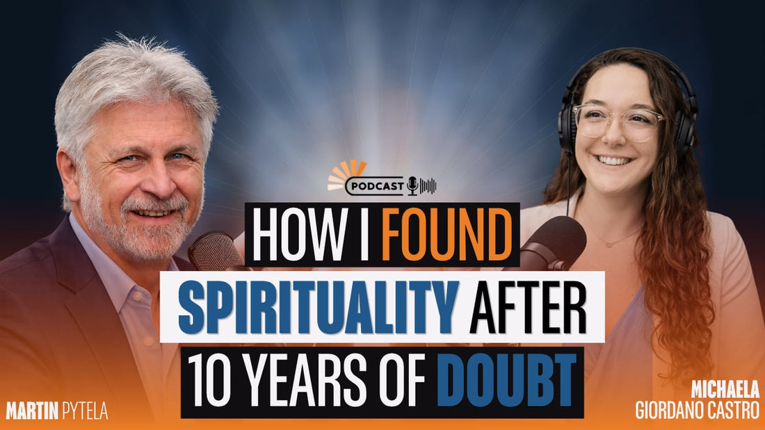 Podcast episode with Martin Pytela and Michaela Giordano discussing Healing Religious Wounds and spirituality.