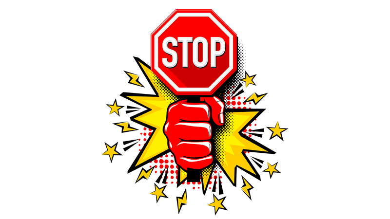 Stop the NEW Monsanto Protection Act graphic with a fist holding a red stop sign.