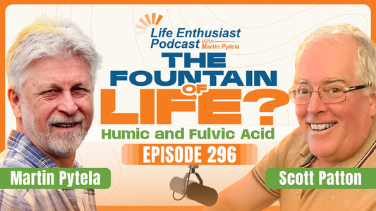 Podcast episode 296 featuring Martin Pytela and Scott Patton discussing Gentle Detoxifying benefits.