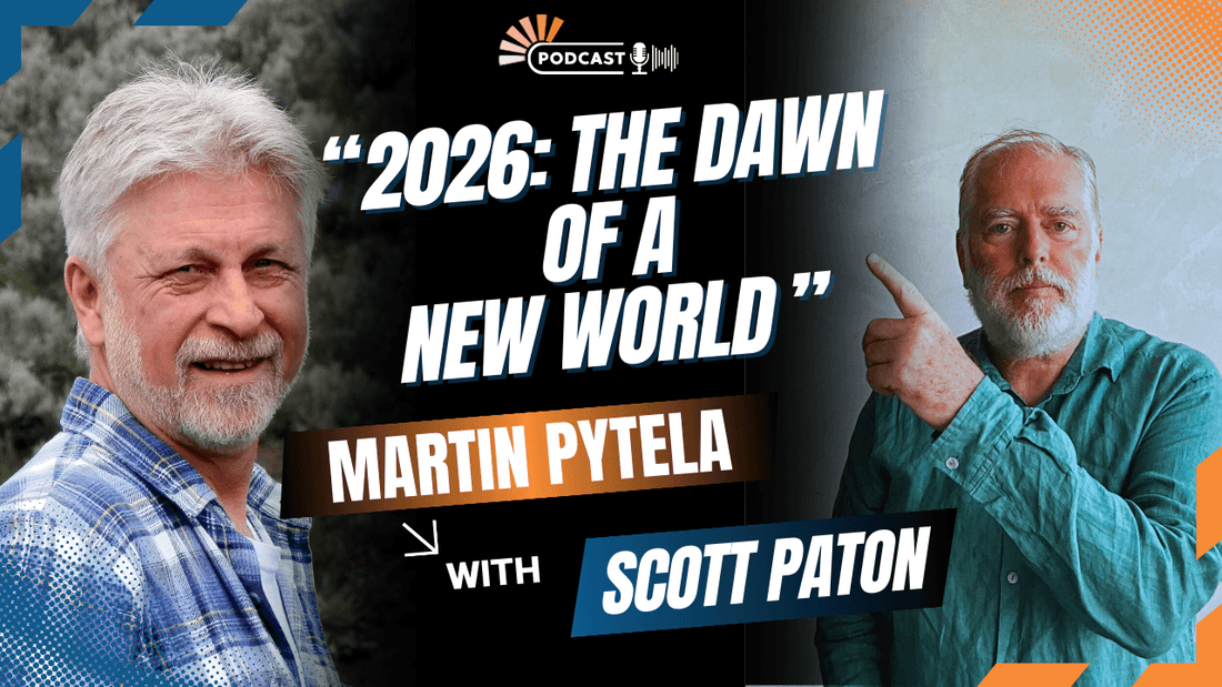 Podcast episode discussing 2026 Astrological Predictions featuring Martin Pytela and Scott Paton.