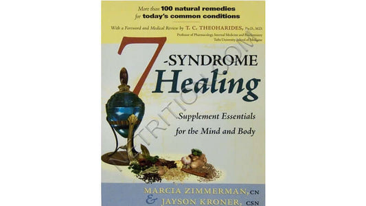 Cover of the book 7 Syndrome Healing, featuring remedies for mind and body.