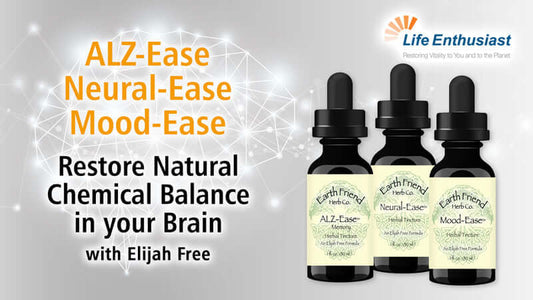 ALZ-Ease Neural-Ease and Mood-Ease products for restoring natural brain chemical balance