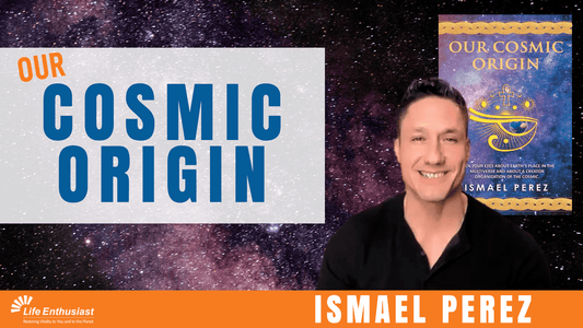 Podcast 452 featuring Ismael Perez discussing the book Our Cosmic Origin.
