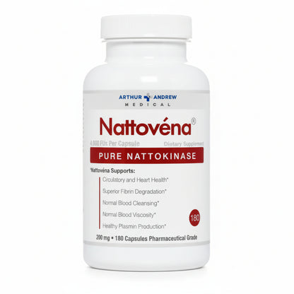 Nattovéna supplement bottle with white background