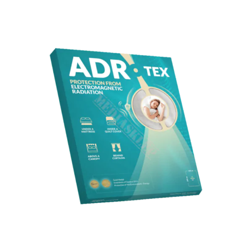 ADR Tex packaging with text and graphics on a white background