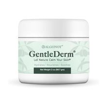 Jar of Algonot GentleDerm cream on a white background