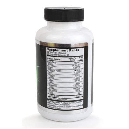 Supplement bottle showing Supplement Facts on a white background