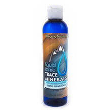 Bottle of Allegany Nutrition liquid Ionic Trace Minerals on a white background