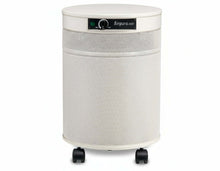 Airpura C600 DLX Professional Grade VOC Air Purifier with control knob and caster wheels for easy mobility.