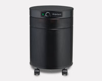 Airpura G600 air purifier designed for Chemical Sensitivity and Odor Free Gas Filtration, featuring a sleek black design.