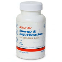 Algoran Energy and Rejuvenation - Ecklonia Cava Capsules bottle containing 60 capsules of natural dietary supplement