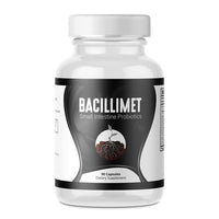 Bacillimet - Soil Based Organism Spore Probiotic supplement in a bottle with 90 capsules for gut health support.