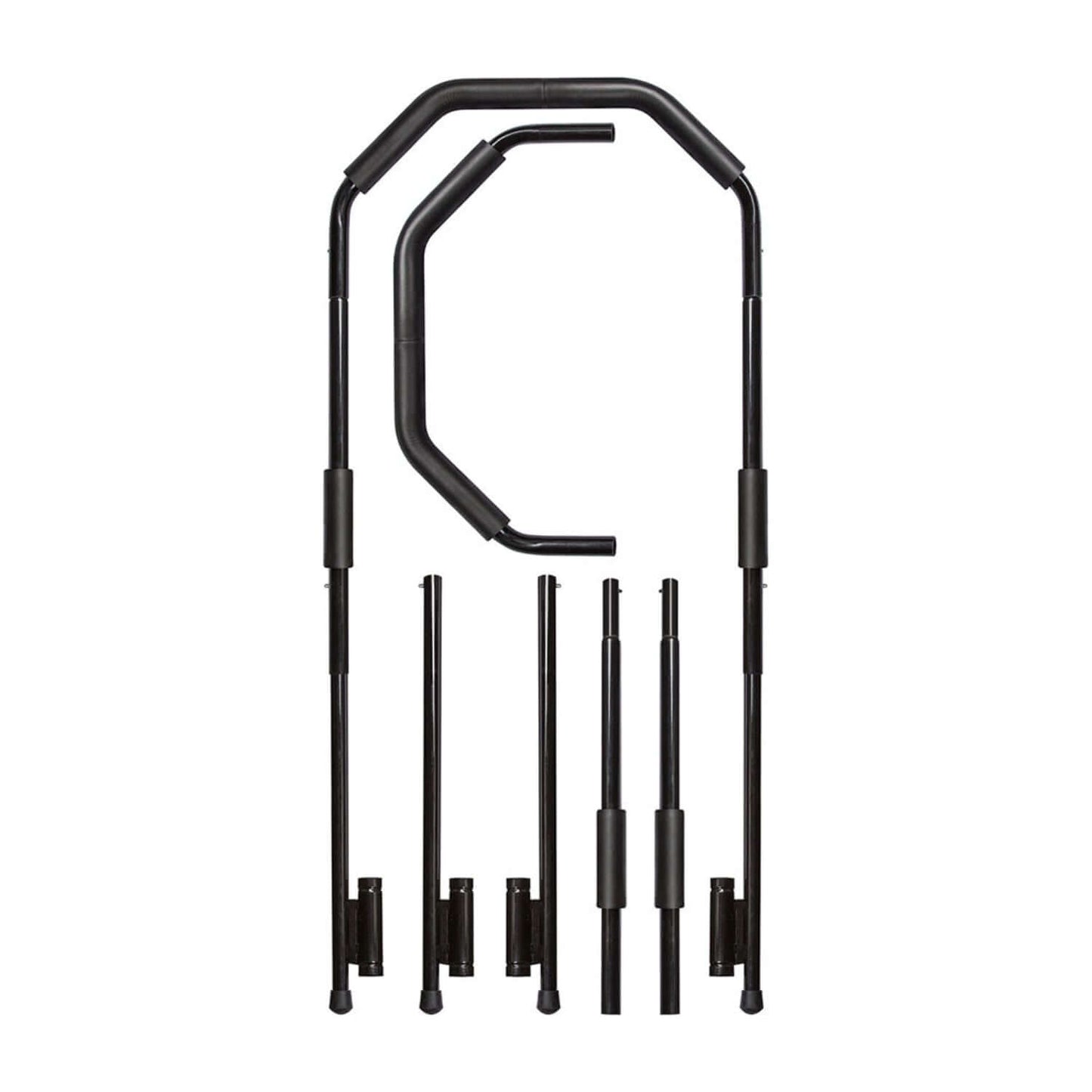 black balance bar parts for Cellerciser on white