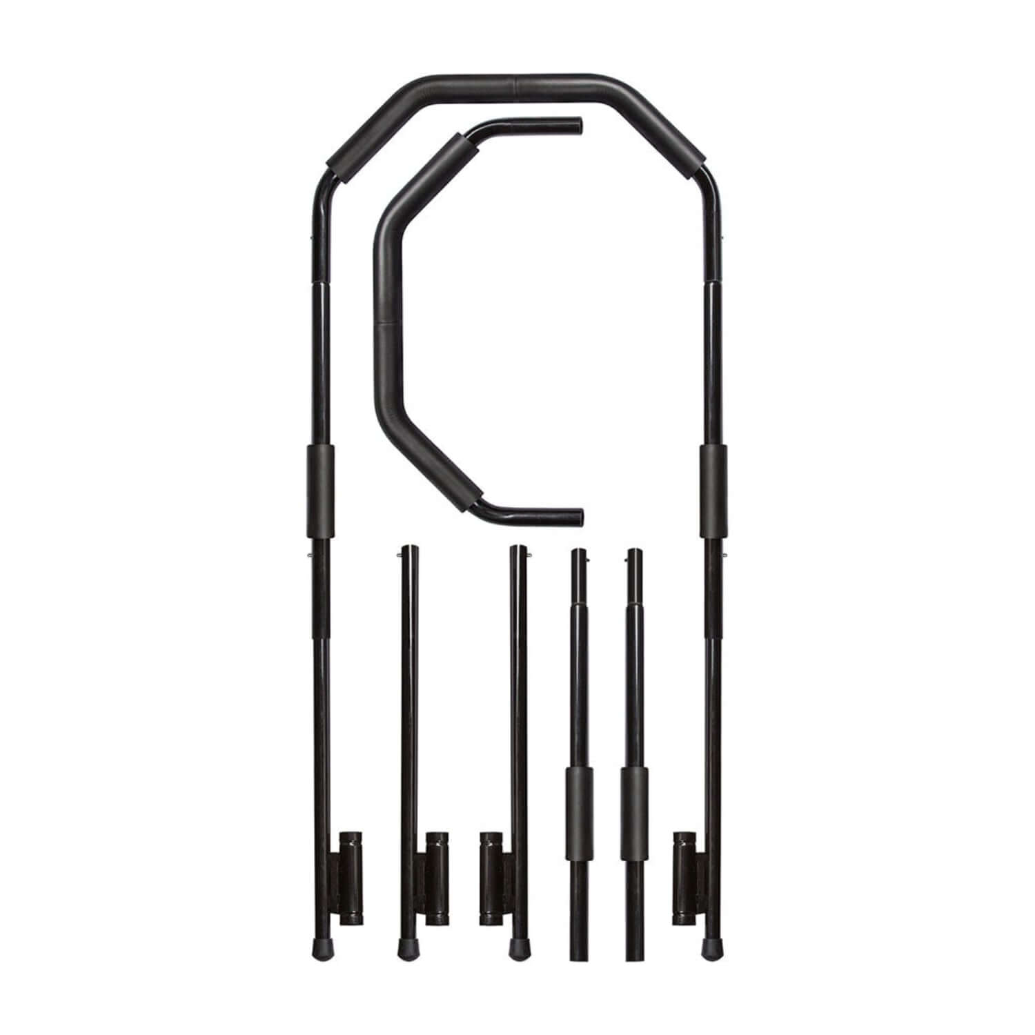 black balance bar parts for Cellerciser on white