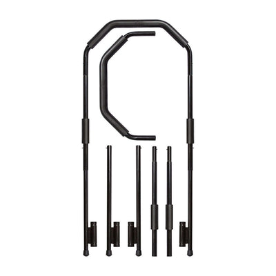black balance bar parts for Cellerciser on white