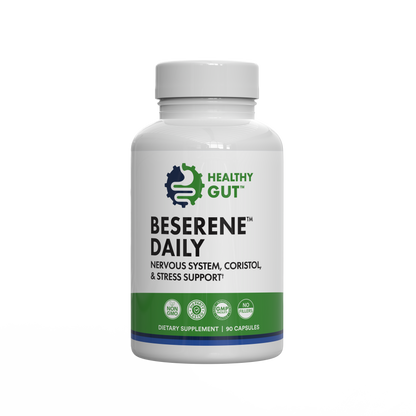 BeSerene Daily - Adaptogenic Stress Relief supplement bottle for nervous system and stress support