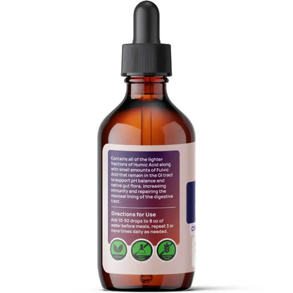 Brown glass bottle with dropper labeled 'Cure' on a white background