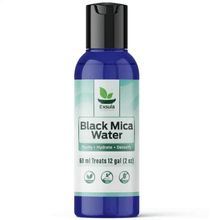 Exsula Black Mica Water bottle containing Concentrated Ionic Minerals for purifying, hydrating, and detoxifying water.