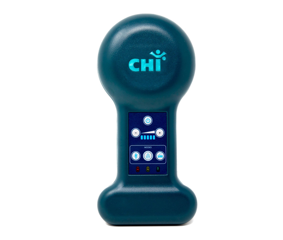 Chi Palm Infratonic Electrotherapy handheld device for pain relief and muscle relaxation.