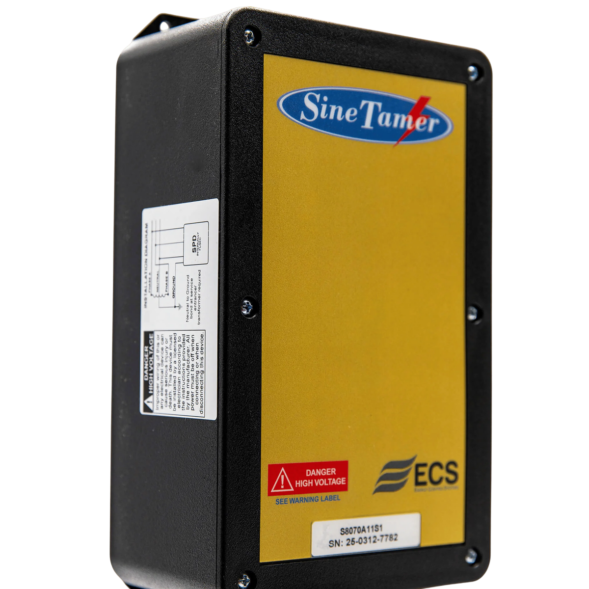 Sine Tamer Dirty Electricity Whole House Filter designed for EMF remediation and dirty electricity mitigation.