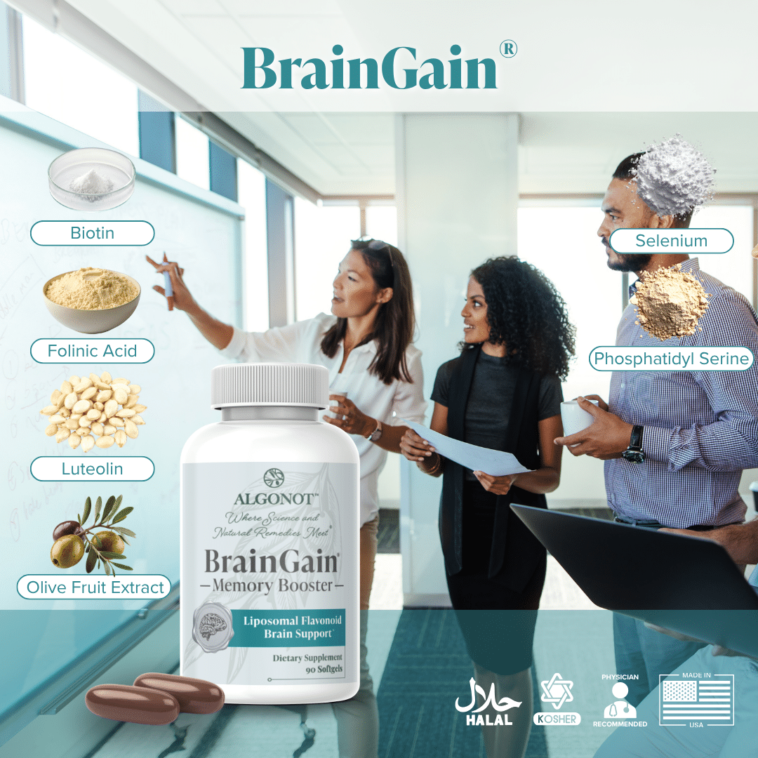 BrainGain - Liposomal Flavonoid Brain Support